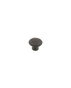 Frelan 40mm Hammered Cabinet knob Beeswax finish