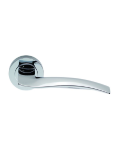 Set Manital Polished Chrome Wind Lever Furniture on rose | WD5CP