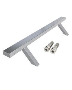 400mm Marine 316 Satin Stainless Secret Fix Offset Rectangular T Bar Pull Handle | HAB77
