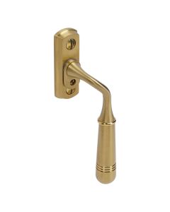 BLU Satin Brass Opera Window Espagnolette Handle   |  TBH020-RH-PSB