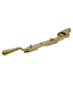 BLU Polished Brass Opera Casement Window Stay | 203mm (8
