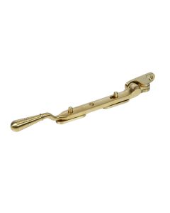 BLU Satin Brass Opera Casement Window Stay | 203mm (8
