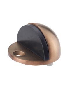 Rose Gold (Copper) 40mm dia. Floor Mounted Oval Door Stop | X2840CU