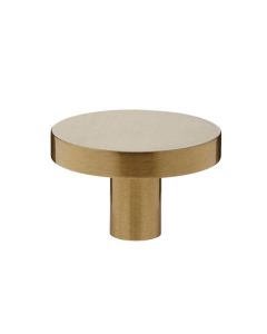 Satin Brass 20mm dia. Disc Cupboard Knob | X88024SB