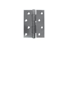 Pair 100mm Zinc Plated Fixed Pin 451 Hinges
