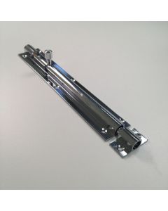 76x25mm Polished Chrome Straight Barrel Bolt