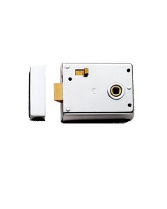 Polished Chrome 102x76mm Contract Rim Latch