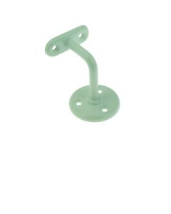 76mm White Epoxy Coated Pattern Handrail Bracket