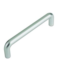 19x225mm Satin Aluminium Bolt Through D Pull Handle | ZCAD225BSA