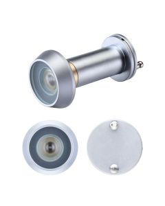 Satin Chrome 180 degree Door Viewer, 34-54mm | ZAB30SC