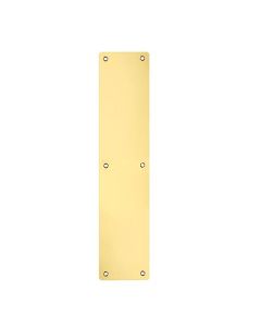 75x475mm PVD Satin Brass Rounded Finger Plate | ZAS32RC-PVDSB