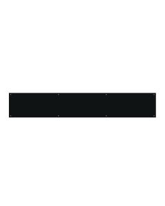 Black 900mm x 150mm Kick Plate | ZAS36-900-B-PCB