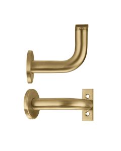 82mm Favo Satin Brass Heavy Duty Handrail Bracket | ZAS45-FSB