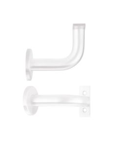 82mm Powder Coated White Heavy Duty Handrail Bracket | ZAS45-PCW