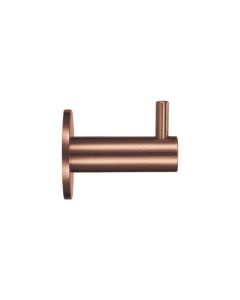 PVD Satin Bronze Single Robe Hook on rose | ZAS75PVDBZ