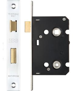 64mm Contract Polished Stainless Steel Bathroom Lock | ZBC64PS