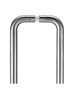 Pair 300mm Satin Stainless Steel 19mm dia. Back to Back D Pull Handle | ZCS2D300BSBB