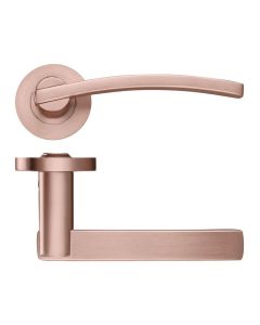 Set Tuscan Rose Gold Adria Designer Lever | ZPZ100TRG