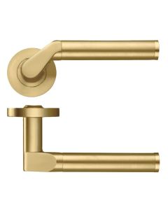 Set Favo Satin Brass Venus Designer Lever | ZPZ120FSB