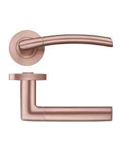 Set Tuscan Rose Gold Olympus Designer Lever | ZPZ140TRG