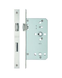 Satin Stainless Steel DIN Standard 60mm Roller Bathroom Lock | ZRD7860SS
