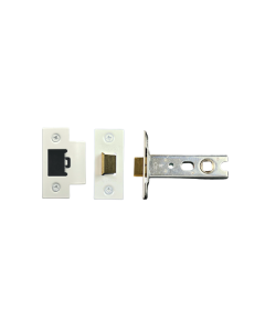 64mm Powder Coated White Tubular Latch | ZTLKA64PCW