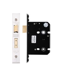 76mm Florentine Bronze UK Mortice Bathroom Lock | ZUKB76FB