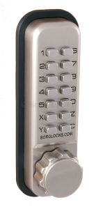 Borg Codestar 2501 High Standard Satin Stainless Steel Holdback Digital Lock 