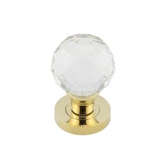 Frelan PVD Faceted Mortice Knob